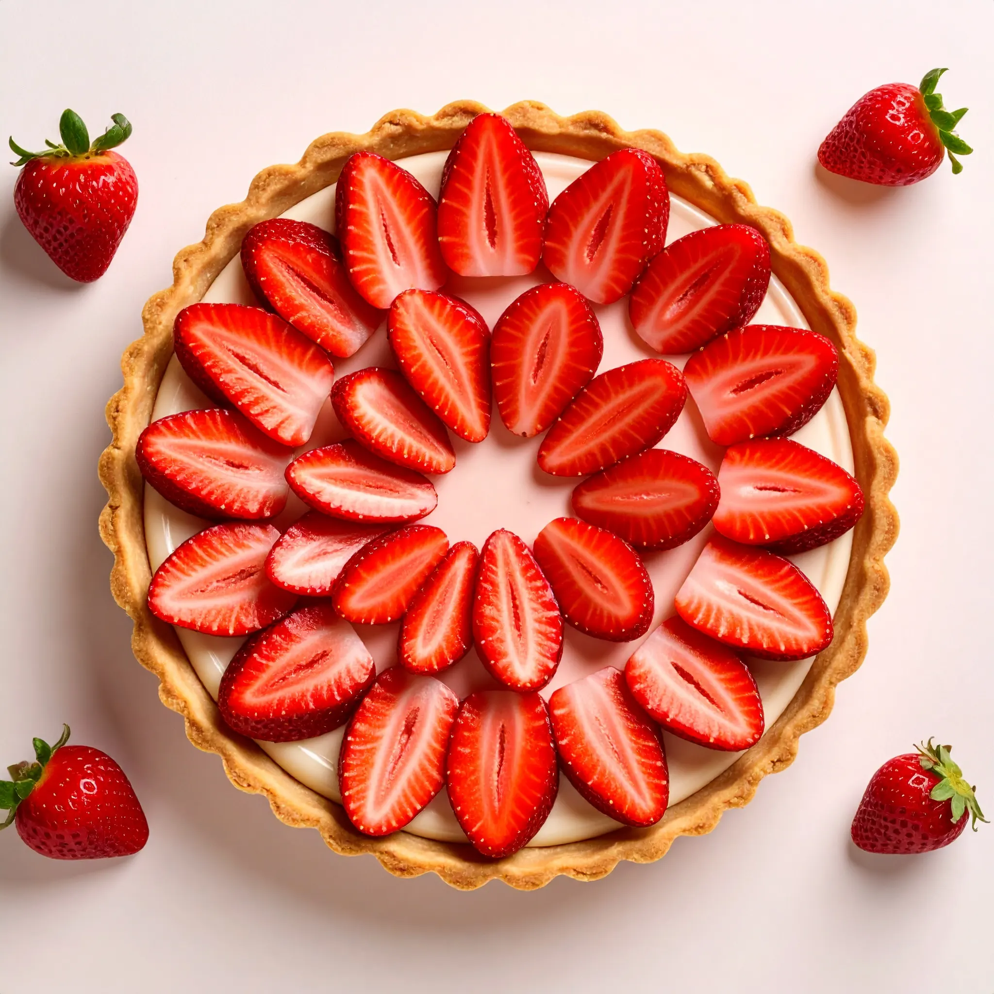 La Mini Série UK Strawberry Tart Dessert Picture