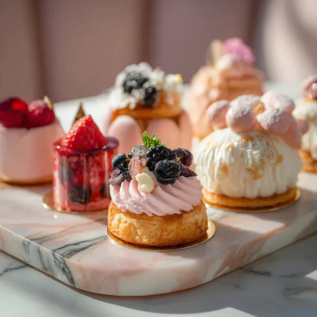 u1527487886_A_luxury_French_patisserie_display_with_elegant_m_4c858752-87a9-4d93-b585-bfd2bda0ace4_3
